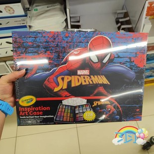 临期国内盒马绘儿乐，儿童水彩笔绘画礼盒，套装漫威蜘蛛侠