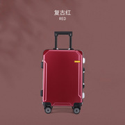 拉杆箱女行李箱万向轮大密码箱登机皮，箱子容量20寸男复古红旅行箱