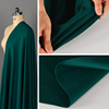 墨绿色锦棉针织罗马布料，-68%棉40s加厚四面弹力，裙子卫衣裤子面料