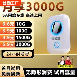 5g随身wifi移动无线网络wifi三网千兆双频全网通高速流量免插卡便携wilf4g手机宽带无线网卡套餐网速科技