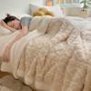 毛毯冬季加厚珊瑚法兰绒小毯子，办公室午睡空调毯沙发盖毯被垫床单