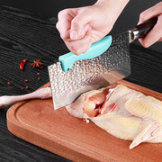 厨房切菜护手器家用护指菜拍器背保护器硅胶护切砍肉神器