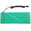 85键109键，防水防尘软键盘usb硅胶键盘，便携静音有线键盘定制