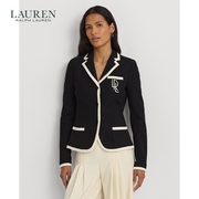 Lauren/拉夫劳伦女装 24年春双色弹力珠地布西装外套RL61954
