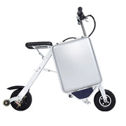 行李箱锂电池电动自行车女残疾人，折叠电动车旅行箱包电动车上飞机
