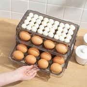 家用壁挂式鸡蛋盒透明多层可折叠鸡蛋收纳架大容量鸡蛋盒