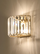后现代水晶壁灯简约创意个性，客厅墙壁卧室床头灯，简欧过道灯具轻奢