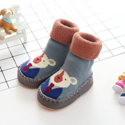 婴儿鞋袜男宝鞋子地板袜，春秋冬季0一6一12月婴幼儿，宝宝学步袜子鞋