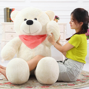 毛绒玩具泰迪熊抱枕公仔，大号1米抱抱熊大熊布娃娃，生日礼物女1
