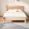 全榉木实木床日式榻榻米单人床小户型儿童床1米2~1.5米双人床简约