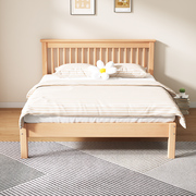 全榉木实木床日式榻榻米，单人床小户型儿童床1米2~1.5米双人床简约
