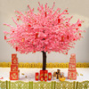 仿真桃花树大型假桃树商场装饰树新年祈福红包许愿树新年装饰摆件
