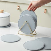 硅胶餐桌隔热垫高级感防烫耐高温家用桌面，杯垫碗盘菜垫子