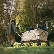 日本DOD户外折叠露营车便携式折叠小拖车营地拖车野营野外手推车