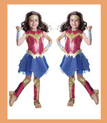 神奇女侠服装cosplay儿童演出表演衣服Wonder Woman神力女超人