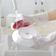洗碗手套女防水家用厨房刷碗洗衣服洗菜魔术清洁耐用家务塑胶手套