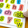 儿童汉语拼音字母拼图儿童益智积木玩具，幼儿园宝宝看图识字拼板卡片，婴幼儿拼音认字启蒙拼图乐