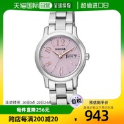 日本直购citizen西铁城女士，圆表盘钢表壳，手表kh3-410-91精致腕表