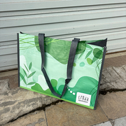 清新防水加厚环保袋超市购物袋大容量便携编织袋收纳袋单肩手提袋