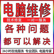 电脑远程维修故障咨询修复解决游戏声音蓝屏黑屏卡顿驱动安装问题