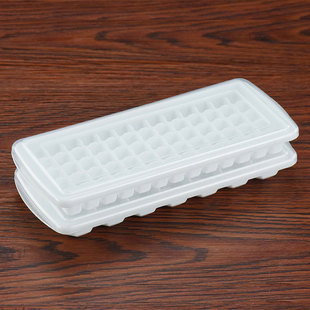 白色塑料带盖冰格冰格砖石冰格方块冰格制冰模具冰粒格
