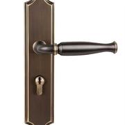 美式门锁室内全铜磁吸静音家用实木门卧室欧式金色纯铜门把手锁具
