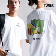 2024春夏YONEX尤尼克斯韩国羽毛球服短袖男女同款速干吸汗T6