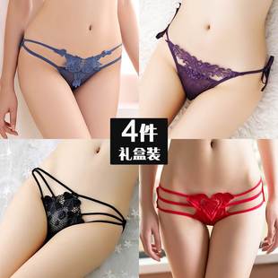 Sexy underwear women T-back thongs 低腰镂空性感丁字内裤女