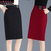 半身裙女2024年夏韩版高腰包(高腰包，)臀短裙职业修身显瘦一步裙中长春