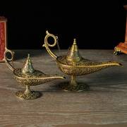 阿拉丁酒壶神灯创意复古乔迁大小号礼物家居，客厅摆件工艺品阿拉伯