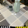 宜家普略亚书桌垫白色，透明65x45课桌桌布，书桌学习写字桌垫桌面