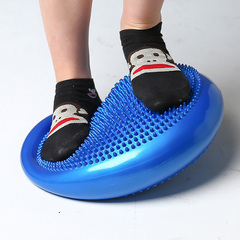 瑜伽充气垫平衡垫感统康复训练儿童平衡盘半圆初学者按摩球脚踝