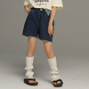 小女森女童设计感牛仔裤童装夏季儿童短款中大童洋气薄款裤子