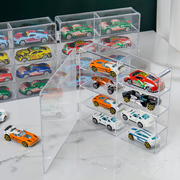 玩具车模型透明展示盒架子小汽车风火轮多美卡收纳柜亚克力展示架
