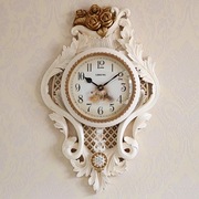 客厅大气挂钟欧式复古钟表时尚个性豪华墙面装饰静音挂表家用壁钟