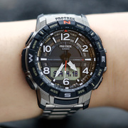 卡西欧PROTREK PRT-B50T-7/B50-2/1/4/YT/B70 登山蓝牙男士腕手表