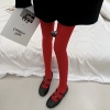 本命年红色连裤袜女春秋冬季天鹅绒，欲防勾丝袜，外穿打底裤新年红袜