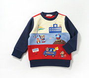 男童春秋装全棉毛圈卫衣，1-7岁幼儿园小童套头衫，纯棉上衣棒球队款