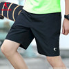 中国乔丹短裤男五分裤夏季黑色，薄款宽松休闲健身裤，跑步夏运动(夏运动)薄款