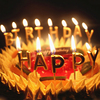 金色生日快乐字母蜡烛浪漫创意儿童派对布置宝宝生日蛋糕数字蜡烛