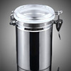 密封保湿罐不锈钢大中小号防水储存罐茶叶罐防摔收纳