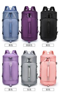 2026男女灰色黑色紫色深紫色青色手提包斜挎包单肩包双肩包旅行袋