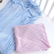 生婴儿冰丝毯宝针织竹纤宝竹纤维盖毯夏季透气毯空调毯软毛巾被新