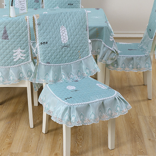 椅套家用餐椅垫套装客厅同意分体式椅子套罩简约现代餐桌椅套座垫