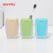 瑞士SPIRELLA漱口杯简约家用卫生间浴室亚克力塑料情侣牙刷杯牙缸