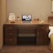 实木电脑桌卧室家用书桌，学生写字桌椅组合办公室，简约现代办公桌子
