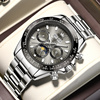 瑞士机械表镂空欧利时全自动手表，男品牌十大男表夜光轻奢6654