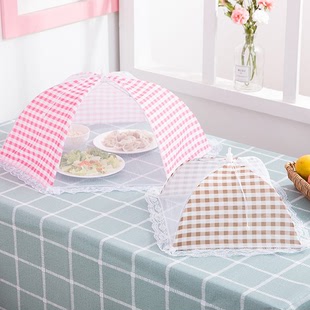 菜罩单个桌罩可折叠迷你小型防蝇厨房盖子菜饭饭菜小号家用夏季