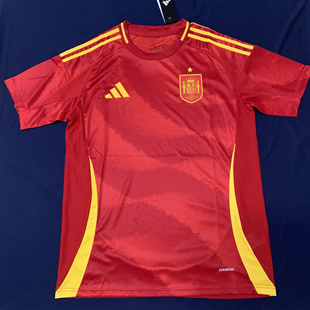西班牙队球迷版主场帕尔梅拉斯阿根廷足球运动短袖球衣男装