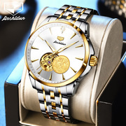 金仕盾品牌男表士手表，潮流时尚貔貅手表，全自动机械表镂空陀飞轮